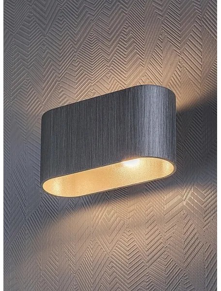 Rabalux 7025 - Applique KAUNAS 1xG9/10W/230V grigia