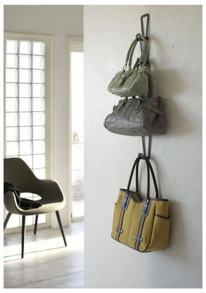 Appendiabiti nero con 6 ganci Kanazawa Joint - YAMAZAKI