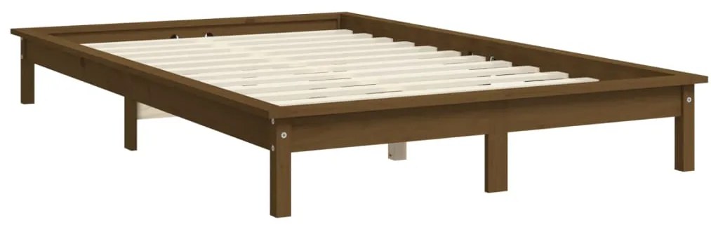 Giroletto miele 160x200 cm in legno massello di pino