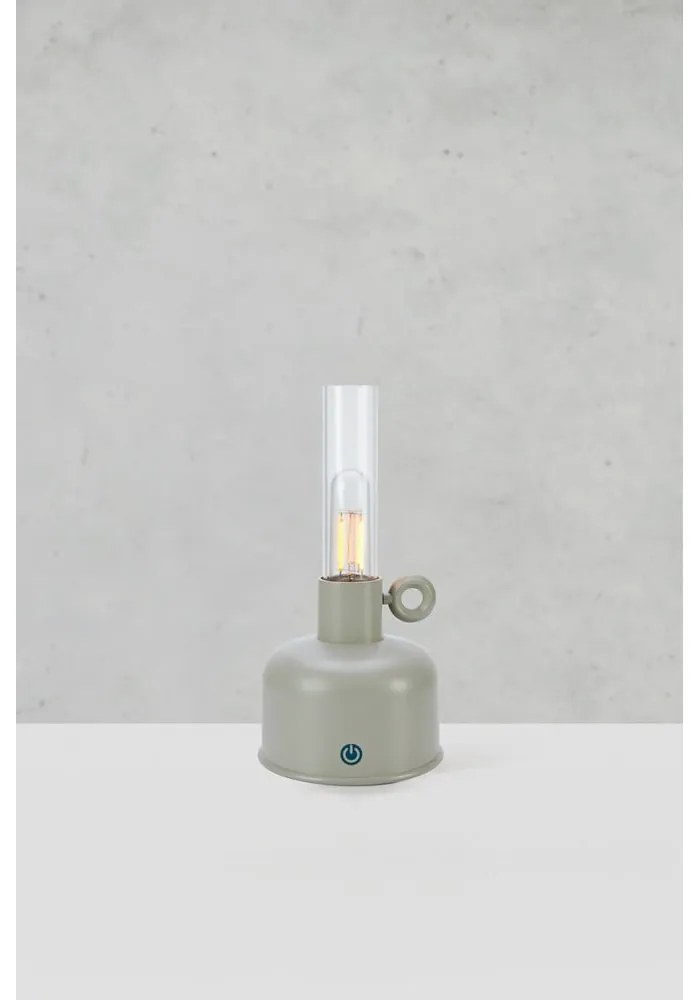 Lampada da tavolo LED greige (altezza totale 22 cm) Astrid – Markslöjd