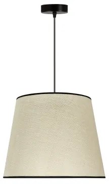 Duolla - Lampadario a sospensione con filo YUTE 1xE27/15W/230V diametro 38 cm grigio/nero