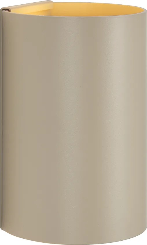 Lampada da parete moderna tortora incl. LED dimmerabile a 3 fasi e ricaricabile - Sabbir