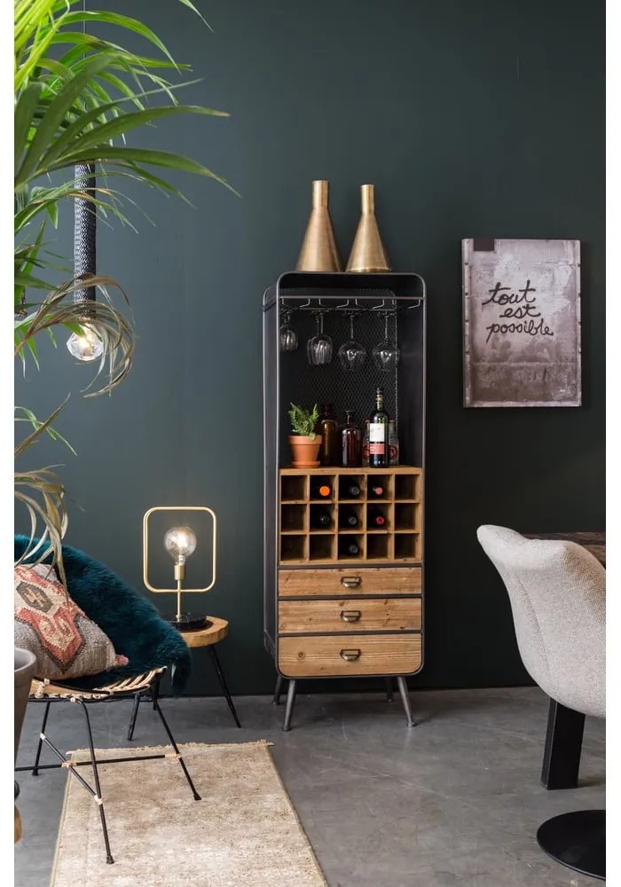 Armadio per vini in legno Vino - Dutchbone