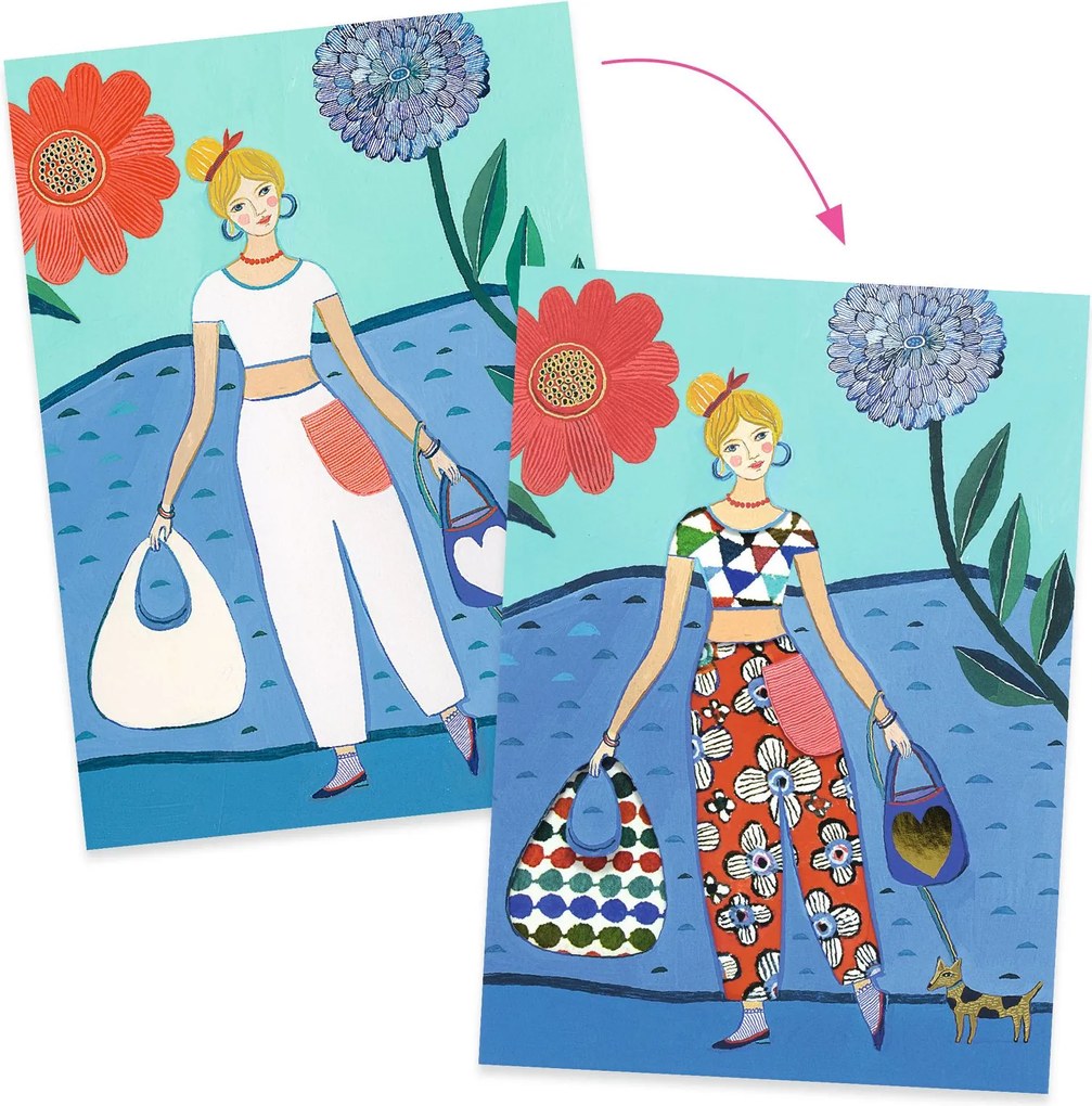 Gioco creativo - Moda con adesivi