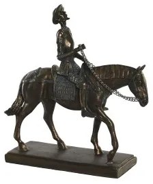 Statua Decorativa DKD Home Decor 20 x 7 x 22 cm Cavallo Rame