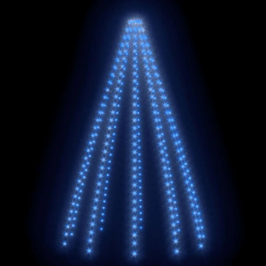 Rete di Luce per Albero di Natale 250 LED Blu 250 cm