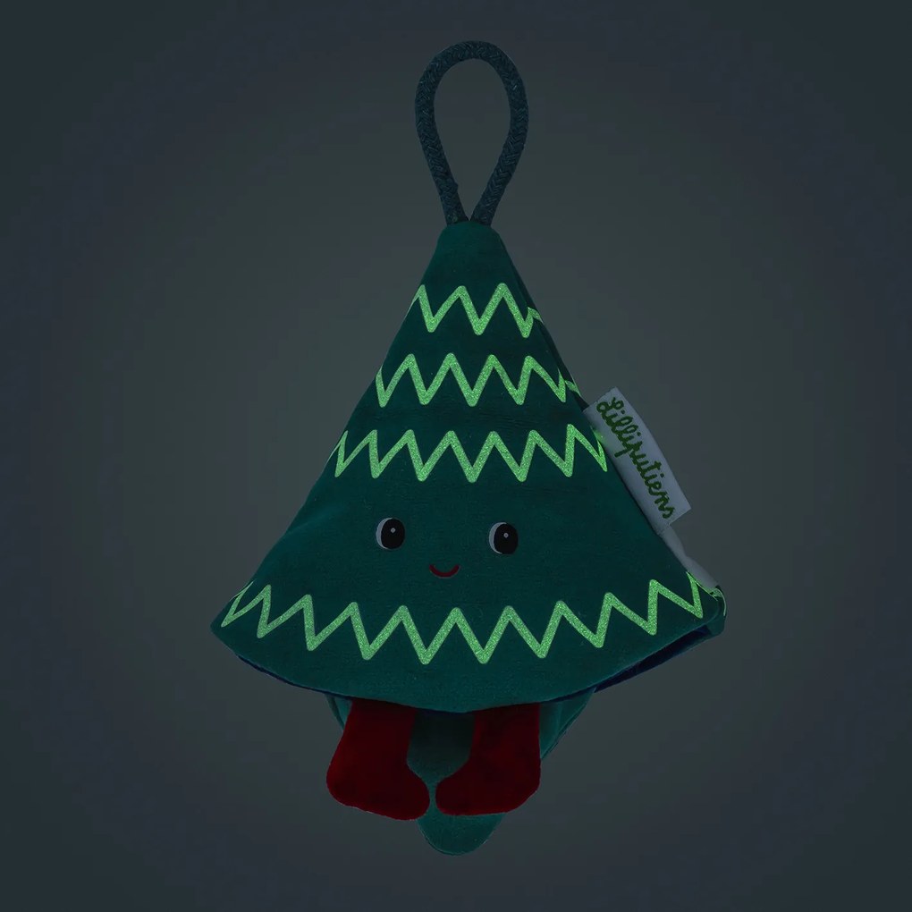 Lilliputiens - Decorazione natalizia - Titti elfo in tessuto reversibile e fosforescente