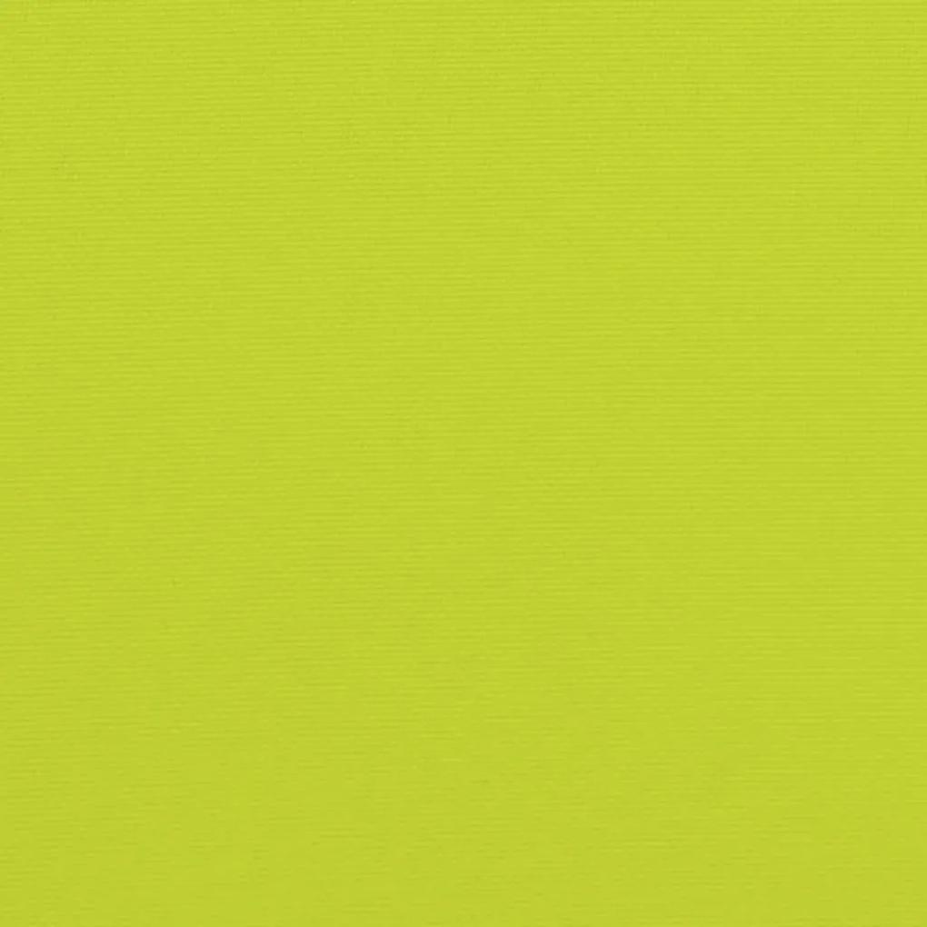 Cuscino per Sdraio Verde Brillante (75+105)x50x3 cm