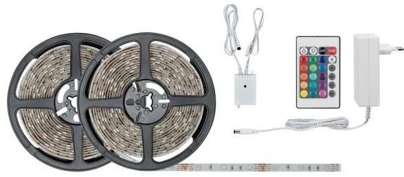 Paulmann 78980 - Striscia LED RGB/28W dimmerabile SIMPLED 10m 230V + TC