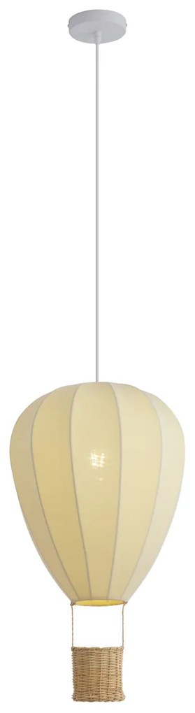 Lampada a sospensione per bambini Beige Mongolfiera - Air Balloon