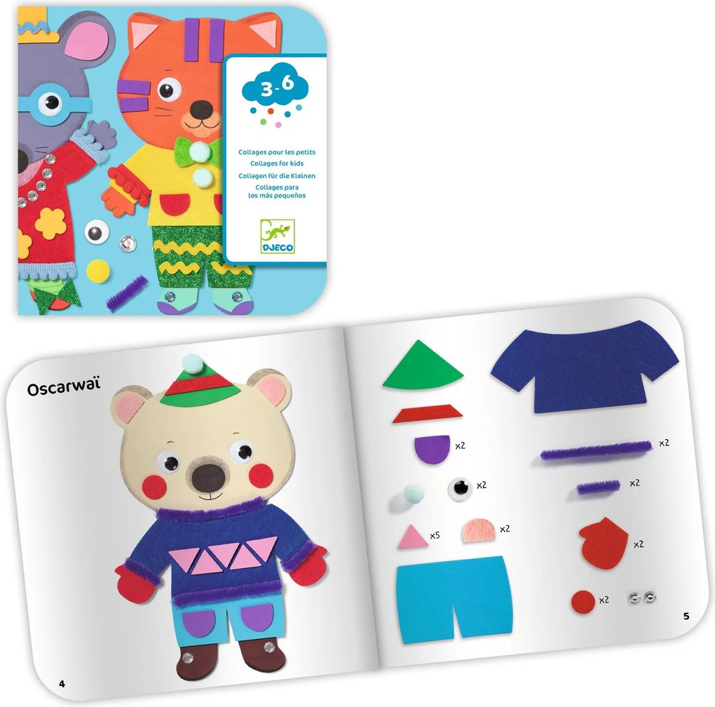 Gioco d'arte - Collage per i più piccoli - Animali