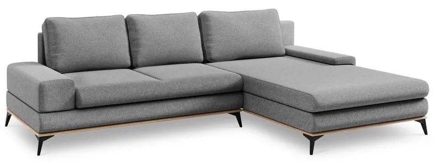 Divano letto grigio ad angolo, angolo destro Planet - Windsor &amp; Co Sofas