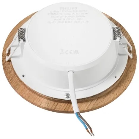 Lampada LED da incasso WOODY SPOT LED/12,5W/230V 4000K quercia ø 16 cm