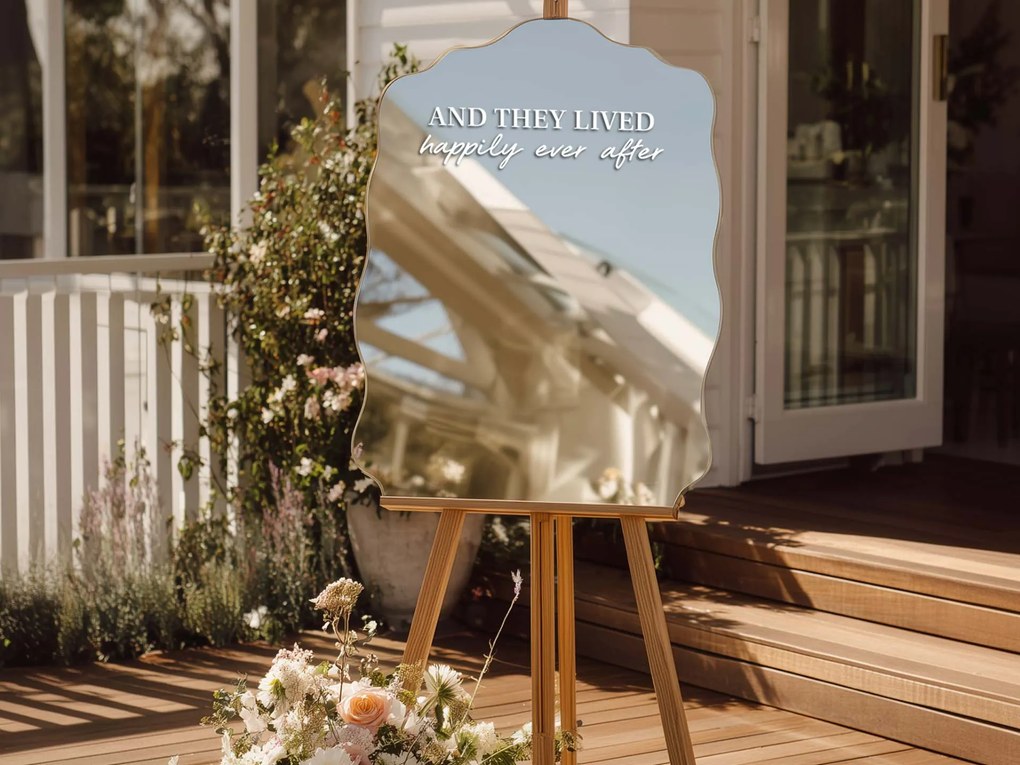 Adesivo per specchio S14 – And they lived happily ever after