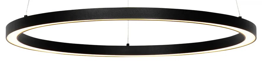 Lampada a sospensione nera 60 cm con LED dimmerabile in 3 fasi - Girello