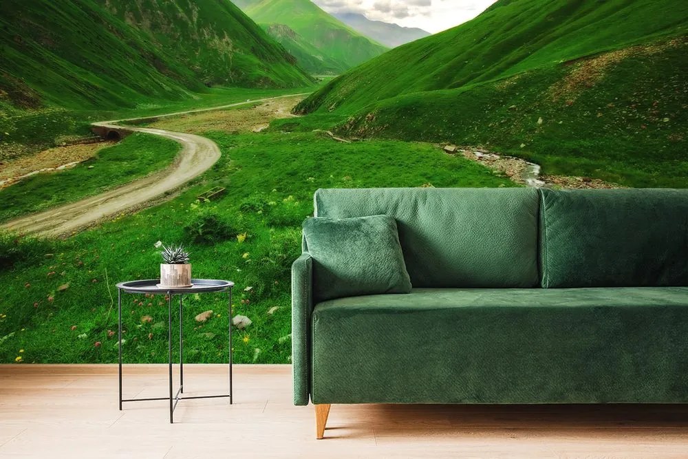 Carta da parati – Paesaggio verde