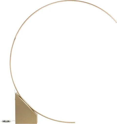 Lampada piantana LED in metallo verniciato Oro RUNE 176x204 cm