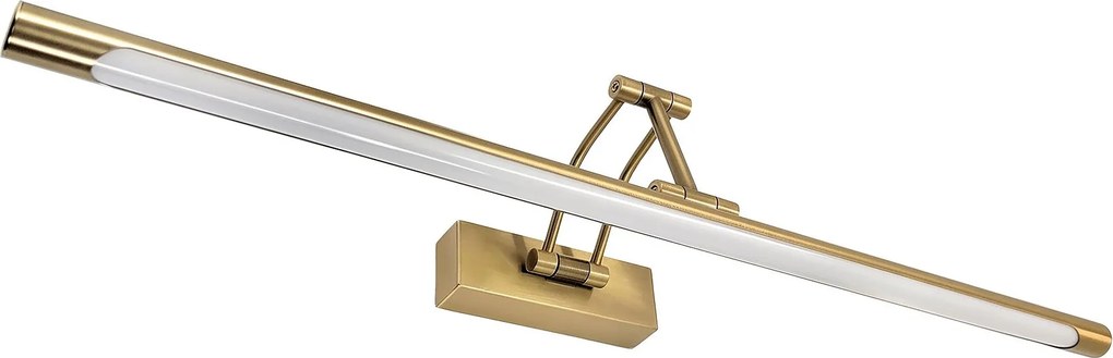 Applique da bagno LED SWE023-1W 60cm Brush Gold