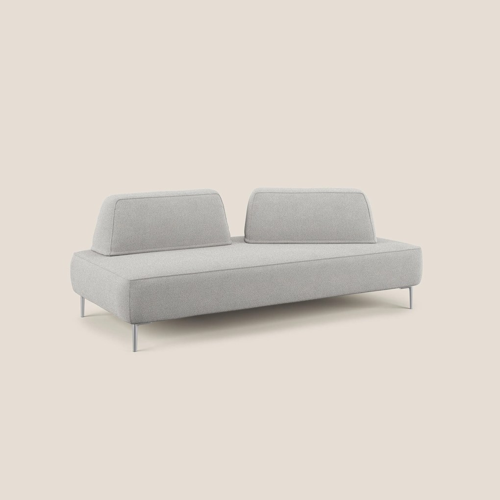 Newton divano modulare con schienali movibili T07 grigio