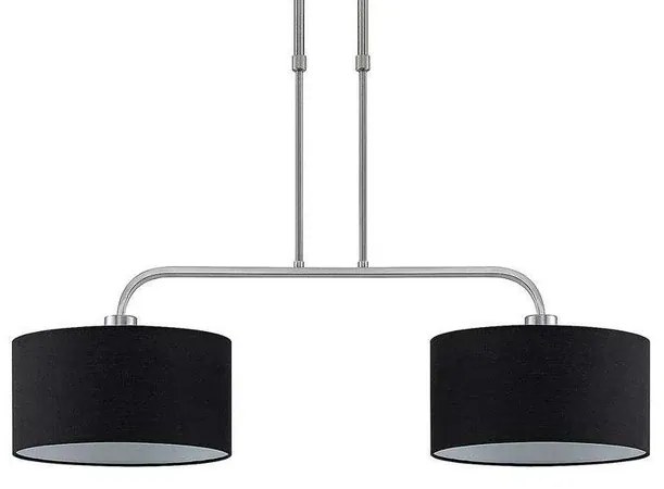 Jevanna 2 Lampada a Sospensione Black - Lindby