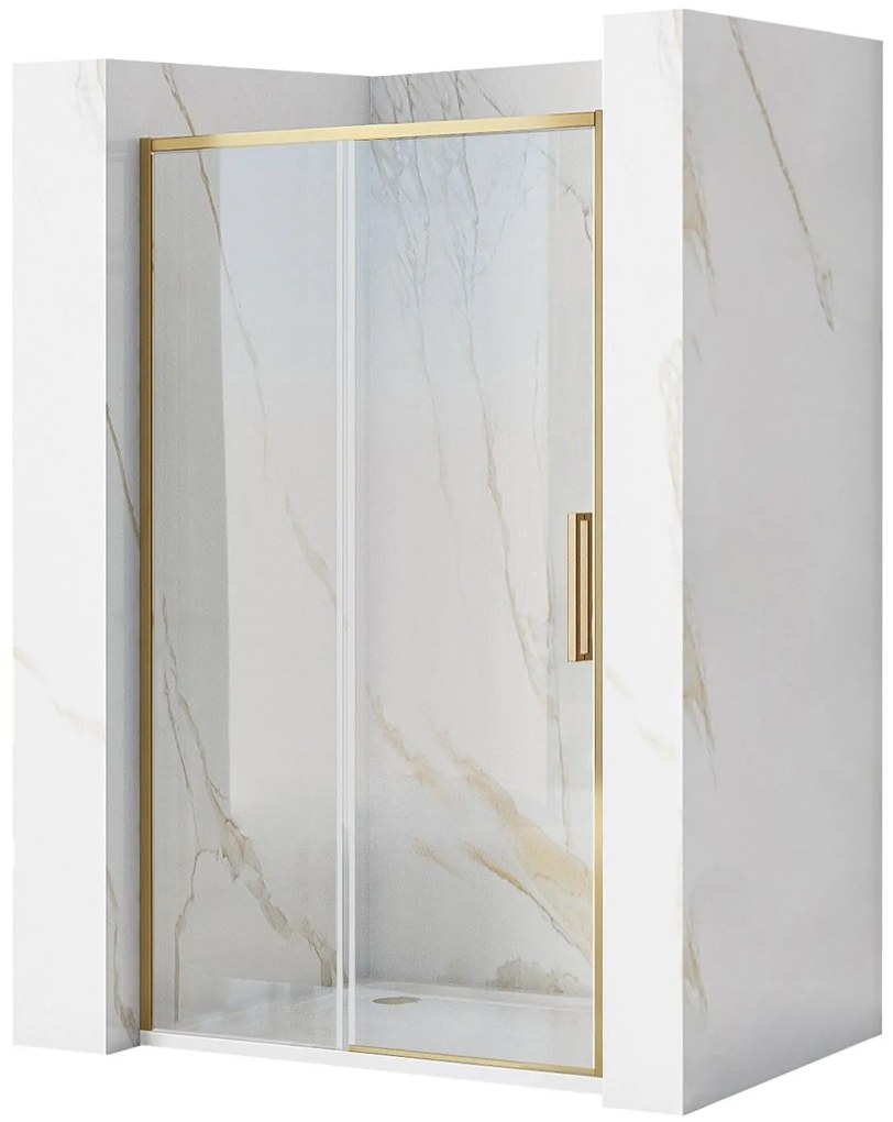 Porta doccia REA Rapid Slide 120 Gold Brush