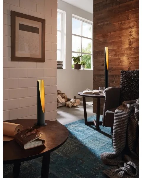 Eglo 97584 - Lampada LED da terra BARBOTTO 1xGU10/4,5W/230V nero