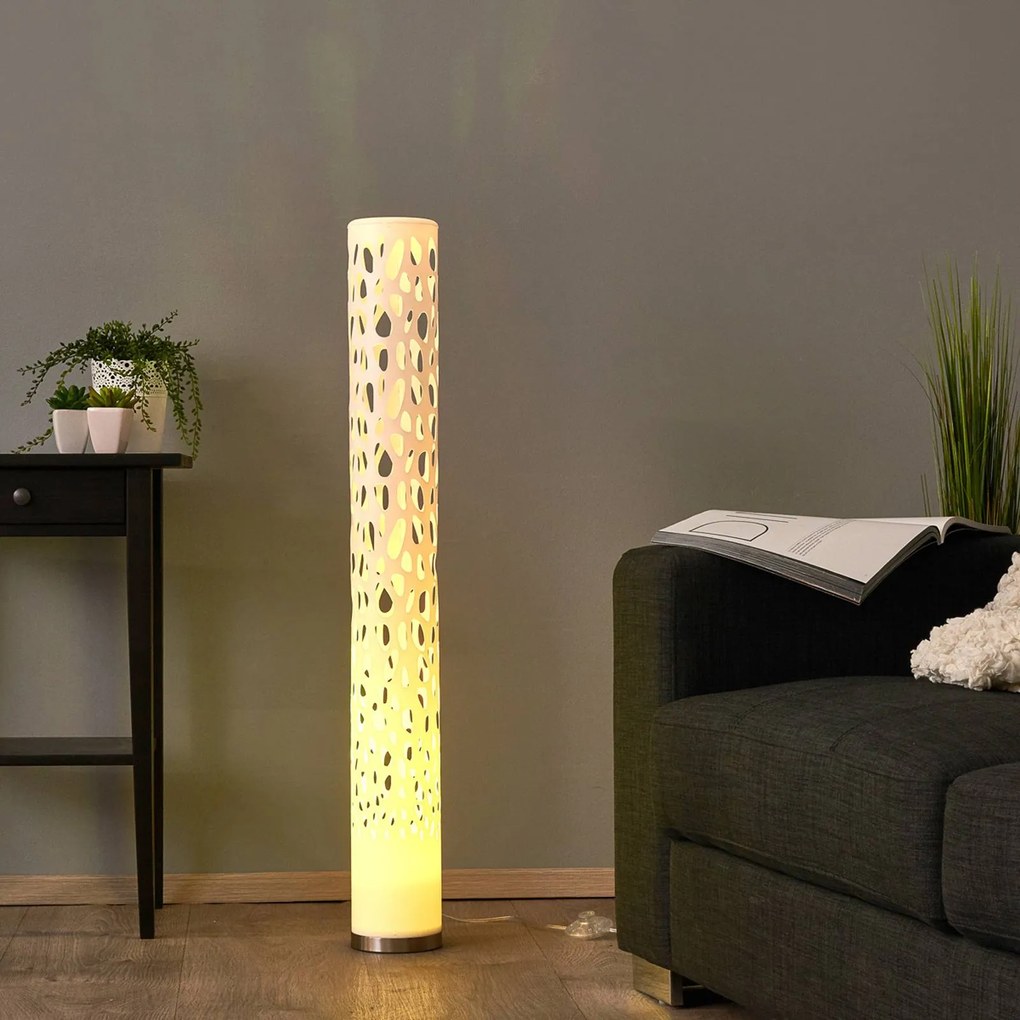 Lindby Lampada decorativa da terra Alisea RGB LED