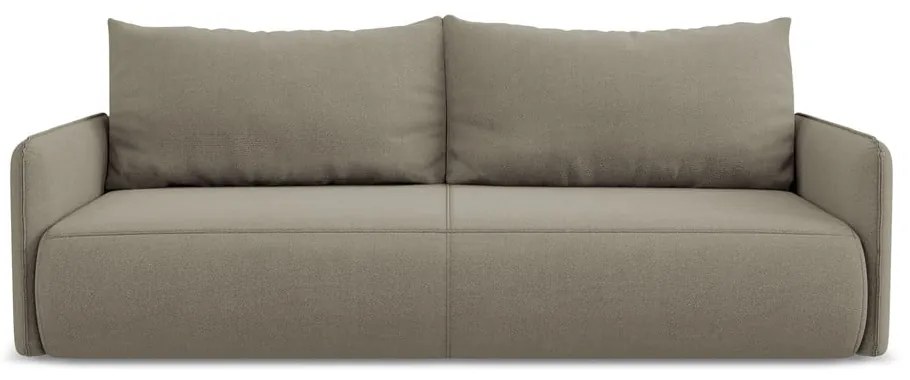 Divano beige allungabile/con contenitore 216 cm Nanea – Makamii