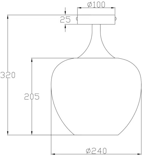 Globo 15548DK - Plafoniera MAXY 1xE27/40W/230V bianco/antracite