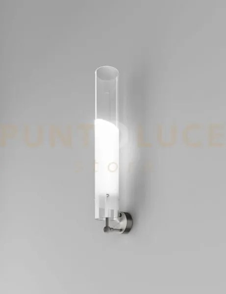 Lio applique a parete 48 cristallo bianco nickel satinato 1 luce at...