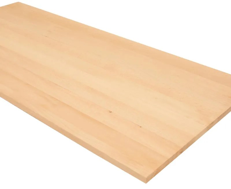 Tavola lamellare in legno di faggio, 1° scelta L 90 x 150 cm x Sp 30 mm