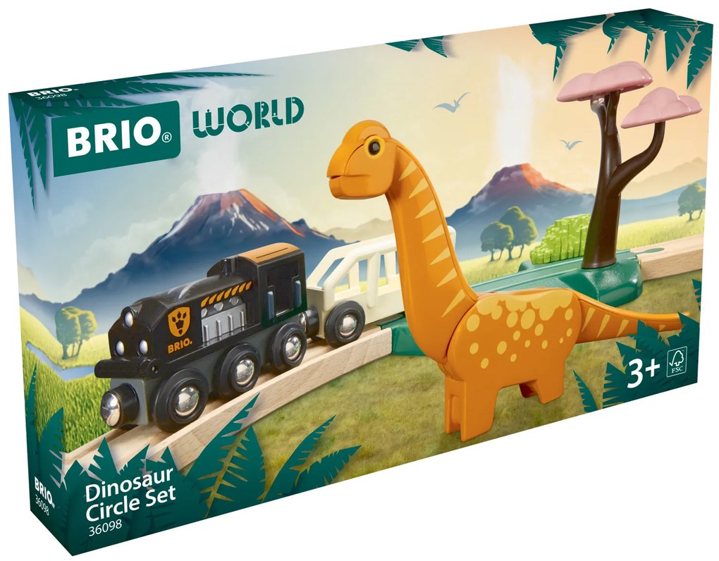 BRIO - Ferrovia circolare con dinosauri