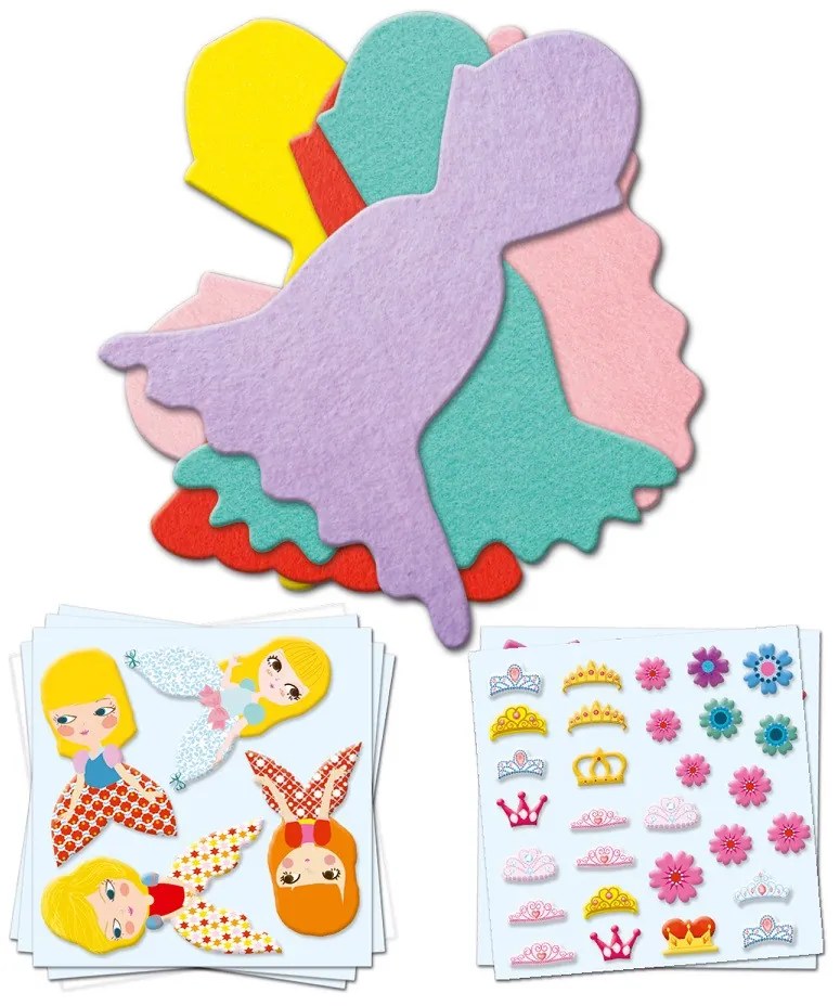 Gioco con adesivi - amiamo le principesse