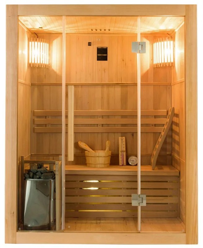 Sauna finlandese Vapore Sense 3 L 153 x P 110 x H 190 cm