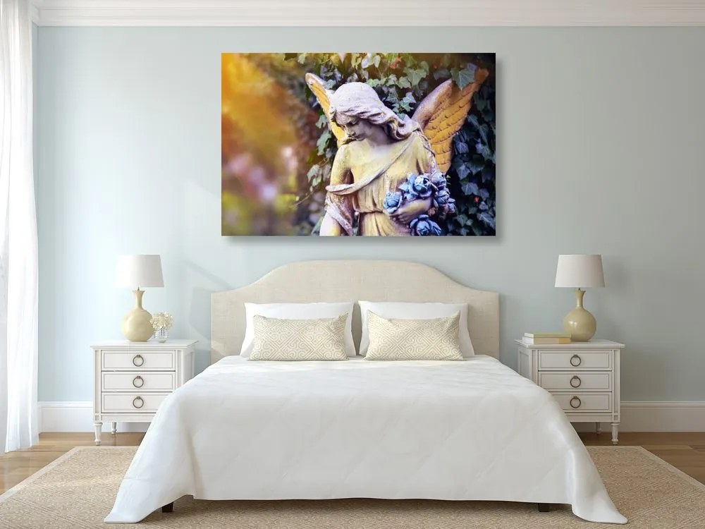 Quadro su tela – Statua di angelo