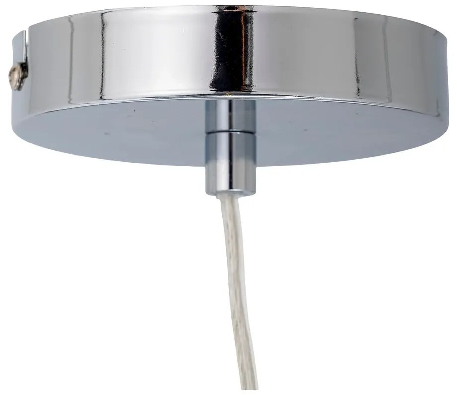 Lampadario argentato con paralume in vetro ø 20 cm Baele – Bloomingville