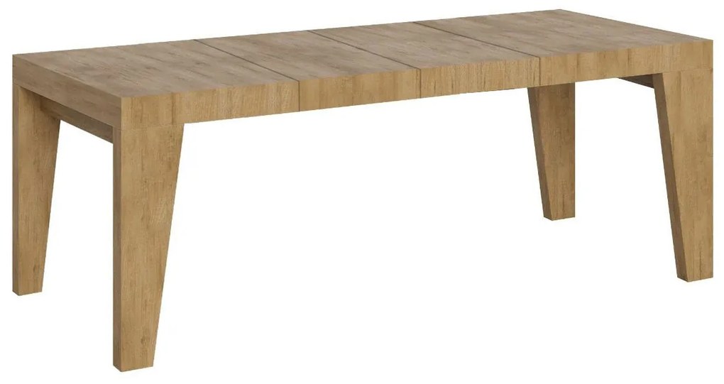 Tavolo allungabile Naxy Premium in diverse finiture e dimensioni, Quercia Natura / 90x180/284 cm