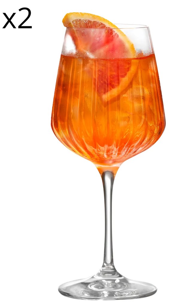 Set 2 calici Spritz RCR Cristalleria Italiana