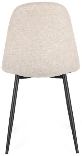 Sedia Da Pranzo Per Interni New Irelia Nero E Beige Bizzotto