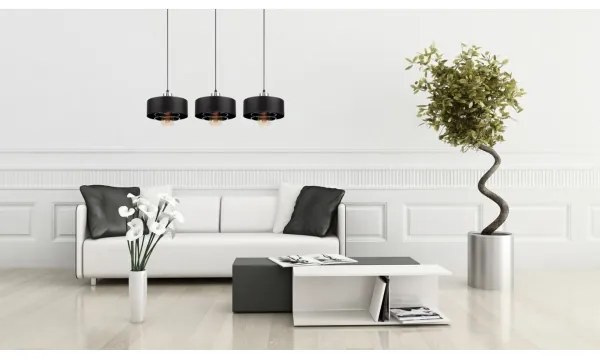 Lampadario a sospensione con filo VEST 3xE27/60W/230V