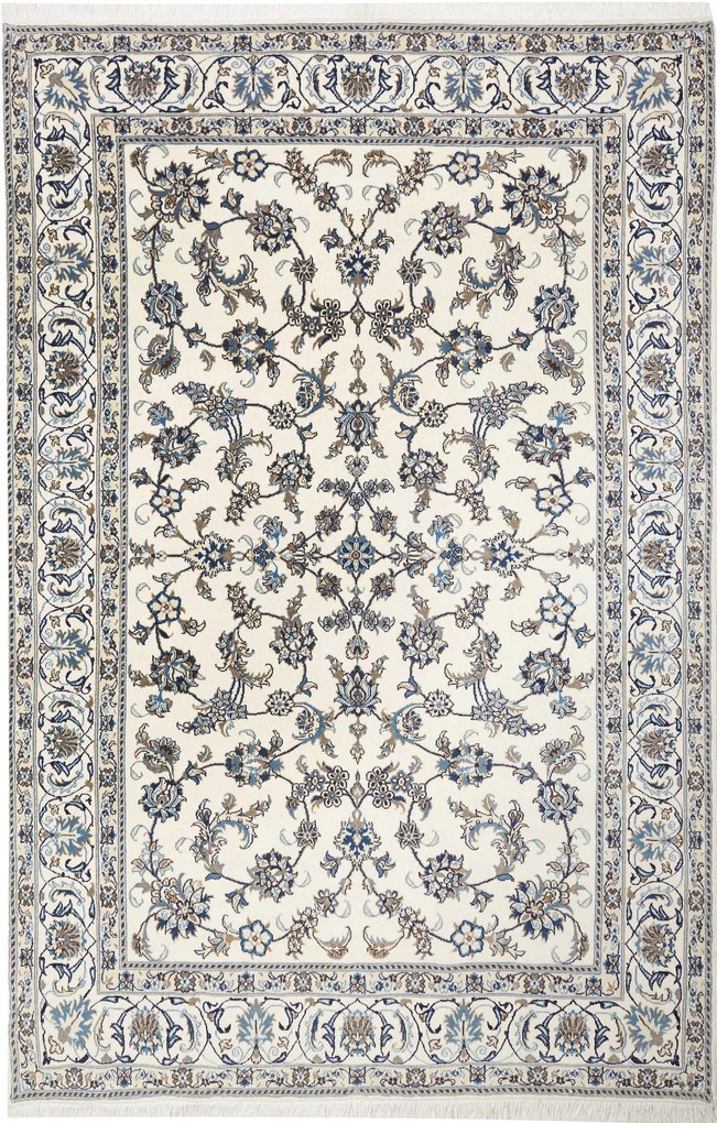 Nain Tappeto persiano 310 x 200 Beige (Iran) Annodato A Mano