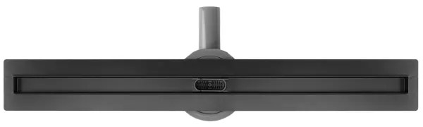 REA-G2710 - Canalina di scarico NEOX SLIM 70 cm, acciaio inox/nero
