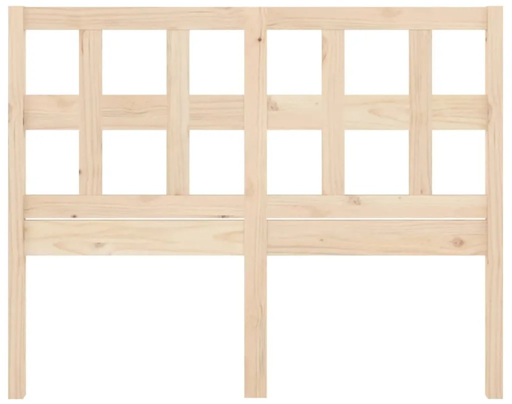 Testiera per letto 140,5x4x100 cm in legno massello di pino