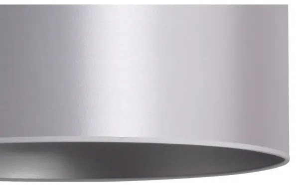 Duolla - Lampadario a sospensione con filo CANNES 1xE27/15W/230V diametro 45 cm argento