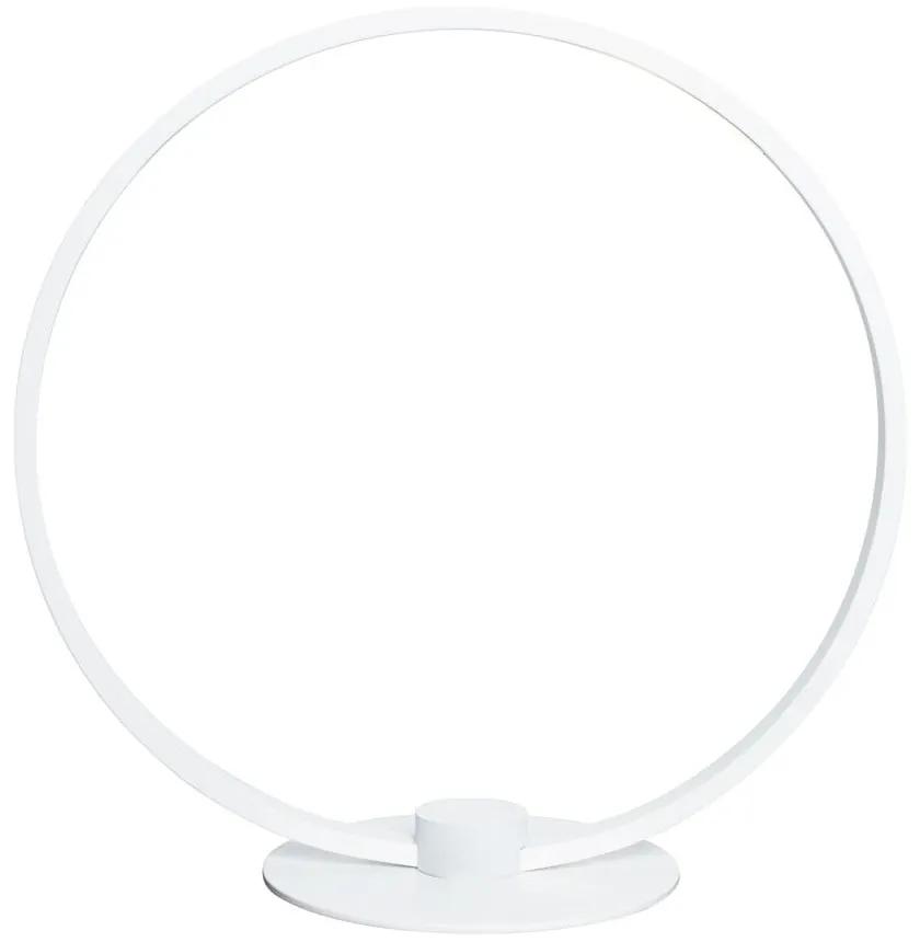 Lampada da tavolo ovale bianca con cornice - SULION