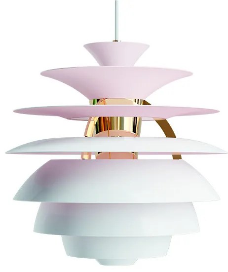 Louis Poulsen - PH Snowball Lampada a Sospensione Anniversary Edition Matt Bianco/Pale Rose L