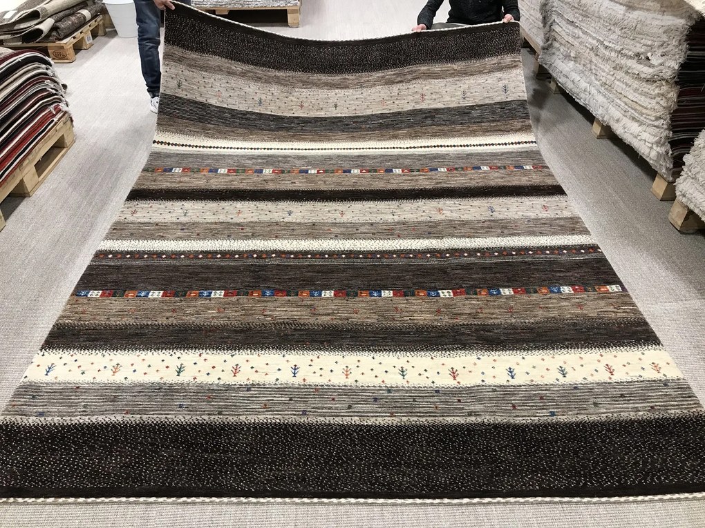 Gashguli Tappeto 210x280 Beige (Iran) Annodato A Mano