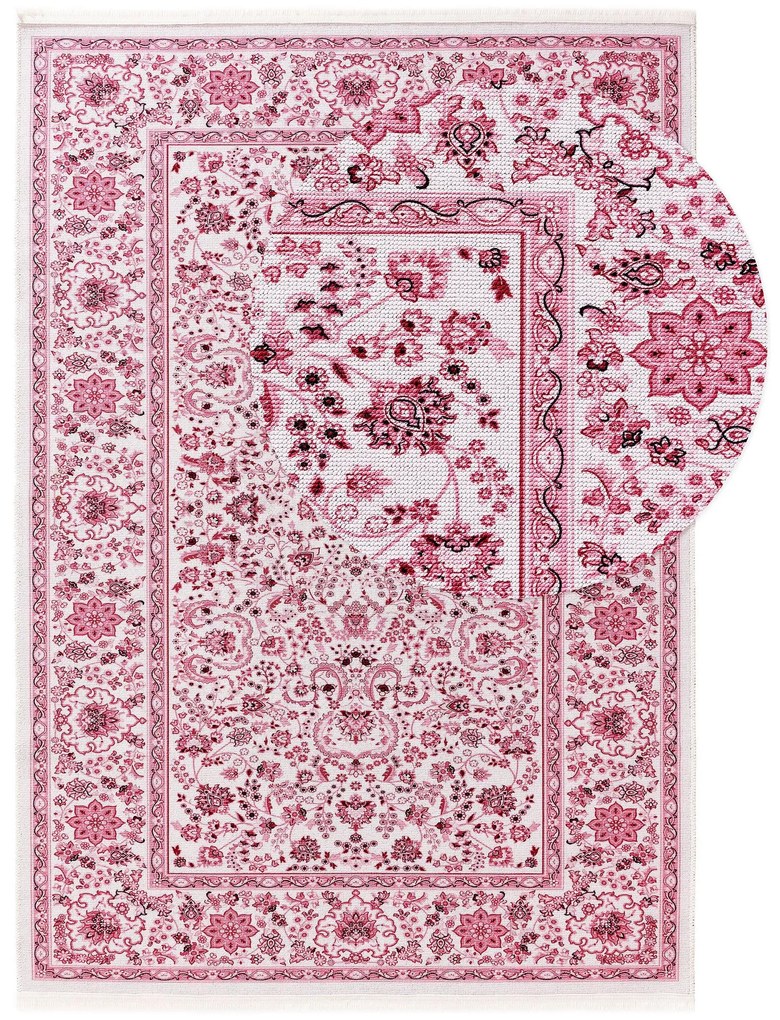 benuta Pop Tappeto Toulouse Fucsia 120x170 cm - Tappeto design moderno soggiorno