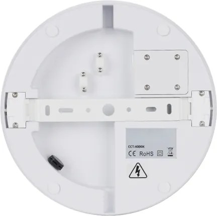 Brilagi - Lampada da esterno LED con sensore BENE LED/24W/230V Ø 26 cm bianca IP54