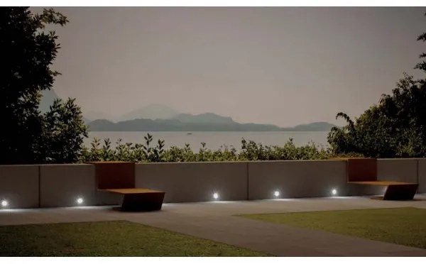 Redo 90044 - Lampada LED da incasso per esterno INCAS LED/2,3W/230V IP65